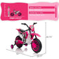 TOBBI 12 Volt Toddler Motorcycle Kids Dirt Bike with Training Wheels, Rose Pink — image 2