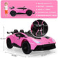 TOBBI 24 Volt Lamborghini Electric Car Toy with Remote Control Included, Pink — image 2