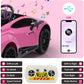 TOBBI 24 Volt Lamborghini Electric Car Toy with Remote Control Included, Pink — image 6