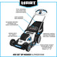 40V 20" Brushless Self-Propelled Electric Lawn Mower Kit - image 3