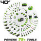 40V 21" Cordless Battery Self-Propelled Lawn Mower w/ (2) 4.0Ah USB Batteries & Charger - image 15