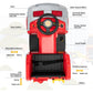 TOBBI Kids Ride on Fire Truck, Battery Powered Car w/ Ladder, Lights, Tools, Red — image 3