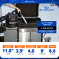 Snow Joe 4.8 Gallon Bagless Ash Vacuum Cleaner, Metal Canister, Blue, ASHJ202E — image 3