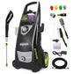 Sun Joe SPX3000-XT1 XTREAM Pressure Washer with 14.9A Motor, Includes 4 Quick-Connect Nozzles, High-Pressure Hose, Garden Hose Adapter, and 35-Foot Power Cord