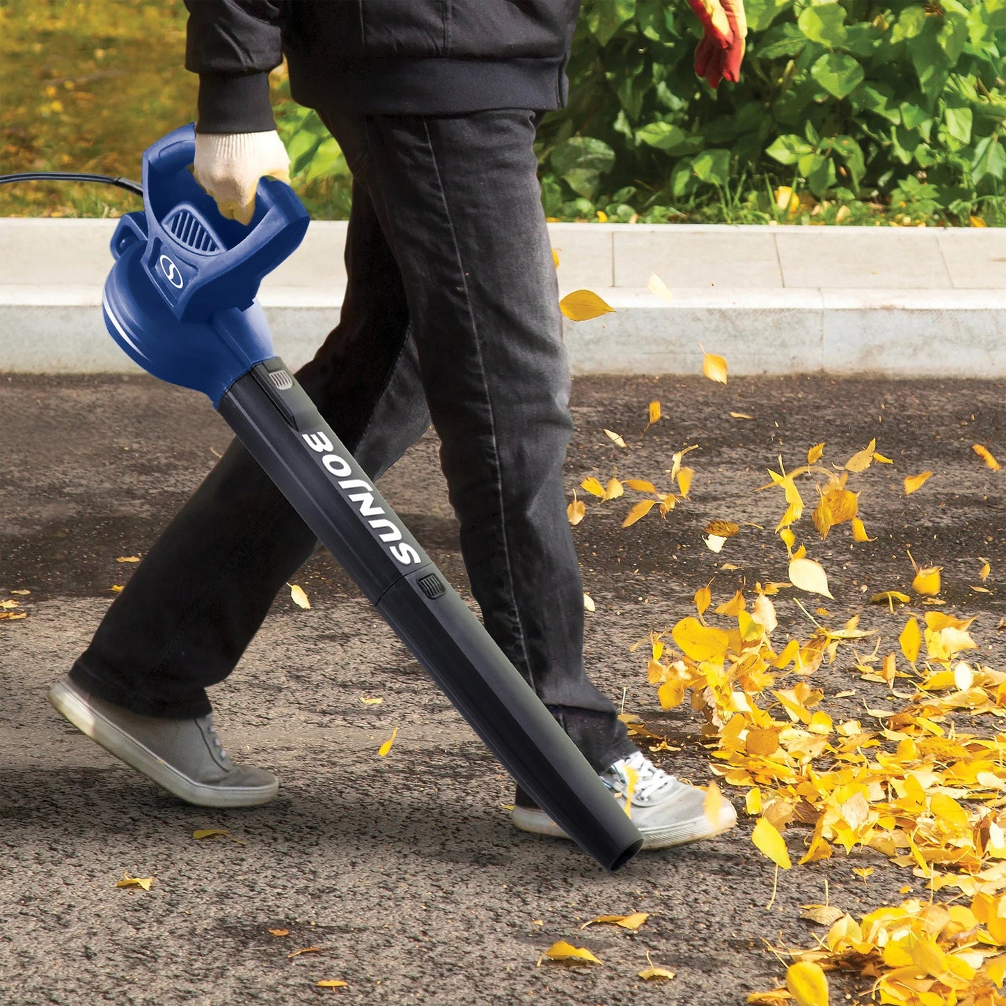 Sun Joe Electric All Purpose Leaf Blower, 6 Amp Motor, 155MPH Speed, SBJ597E-SJB — image 7