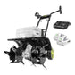 Sun Joe 24V Cordless Garden Tiller Cultivator Accessory Kit, Black, 24V-X2-TLR14