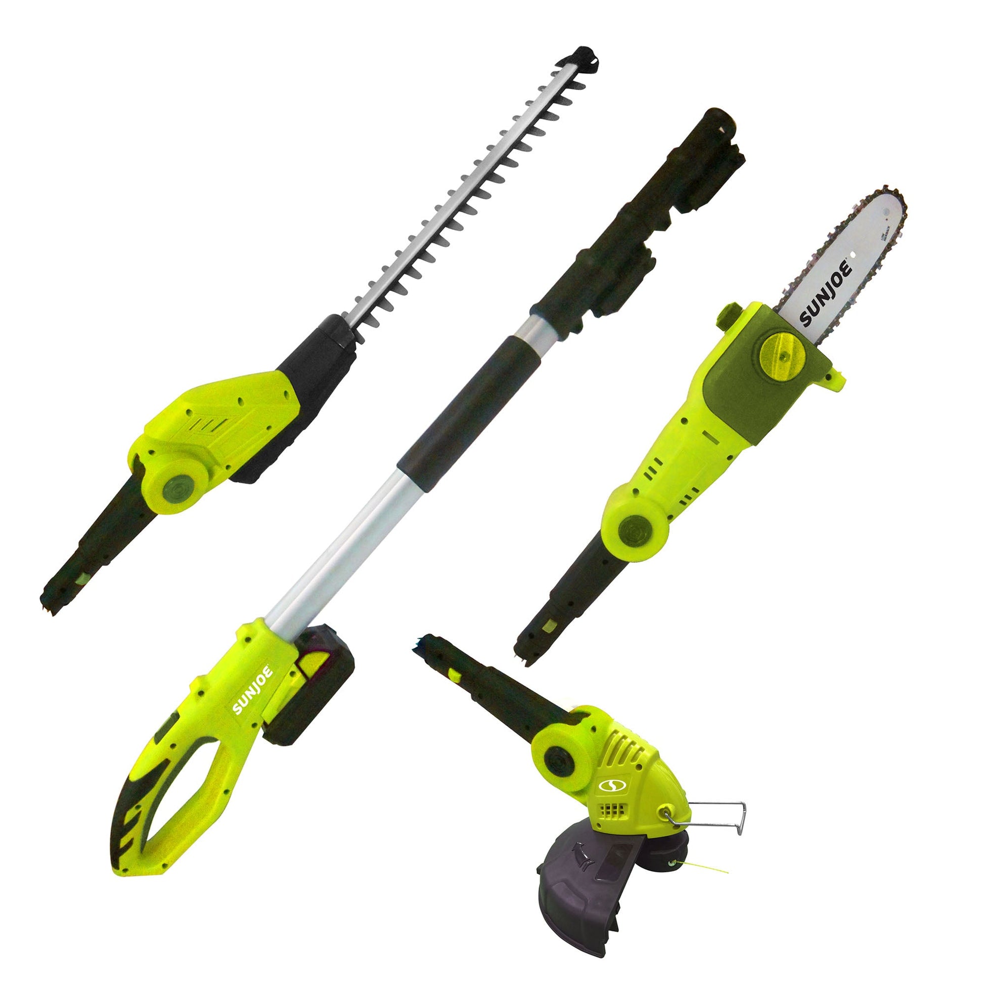 Sun Joe IONMAX Cordless Lawn Care System, Grass and Hedge Trimmer with Pole Saw — image 8