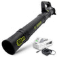 Sun Joe 24V-TB-LTE 24V Cordless IONMAX Compact Turbine Jet Blower, 100 MPH Air Speed, Battery and Charger Included