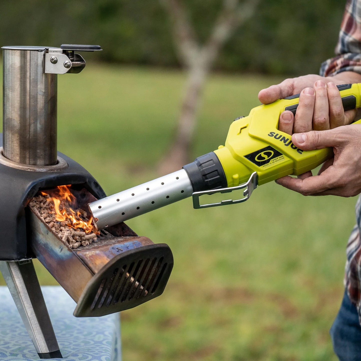 Sun Joe 24V Cordless Electric Fire Starter for Charcoal BBQ Grills, 24V-BBQ-LTE — image 9