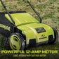 Sun Joe 12.6-Inch Electric Lawn Dethatcher and Scarifier, 12 Amp, Green, AJ798E — image 5