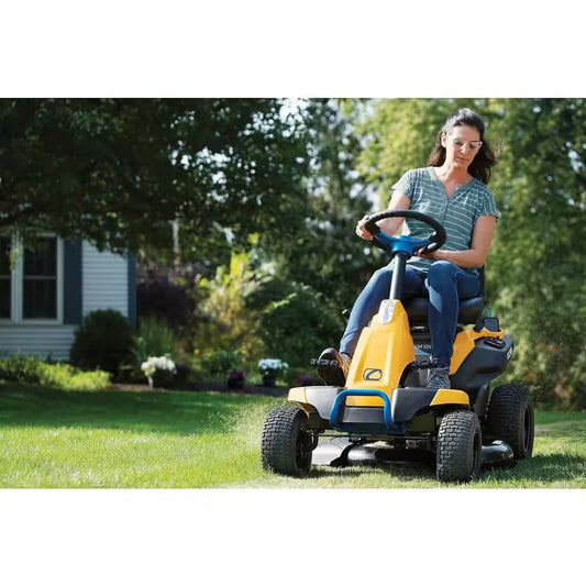 30 In. 56-Volt MAX 30 Ah Battery Lithium-Ion Electric Drive Cordless Riding Lawn Tractor with Mulch Kit Included - image 2