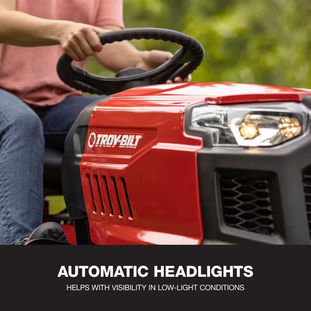 Pony 42 In. 15.5 HP Briggs and Stratton 7-Speed Manual Drive Gas Front Engine Riding Lawn Tractor - image 5