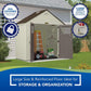 Suncast BMS8400D “4 x 8” Tremont Storage Shed - image 3