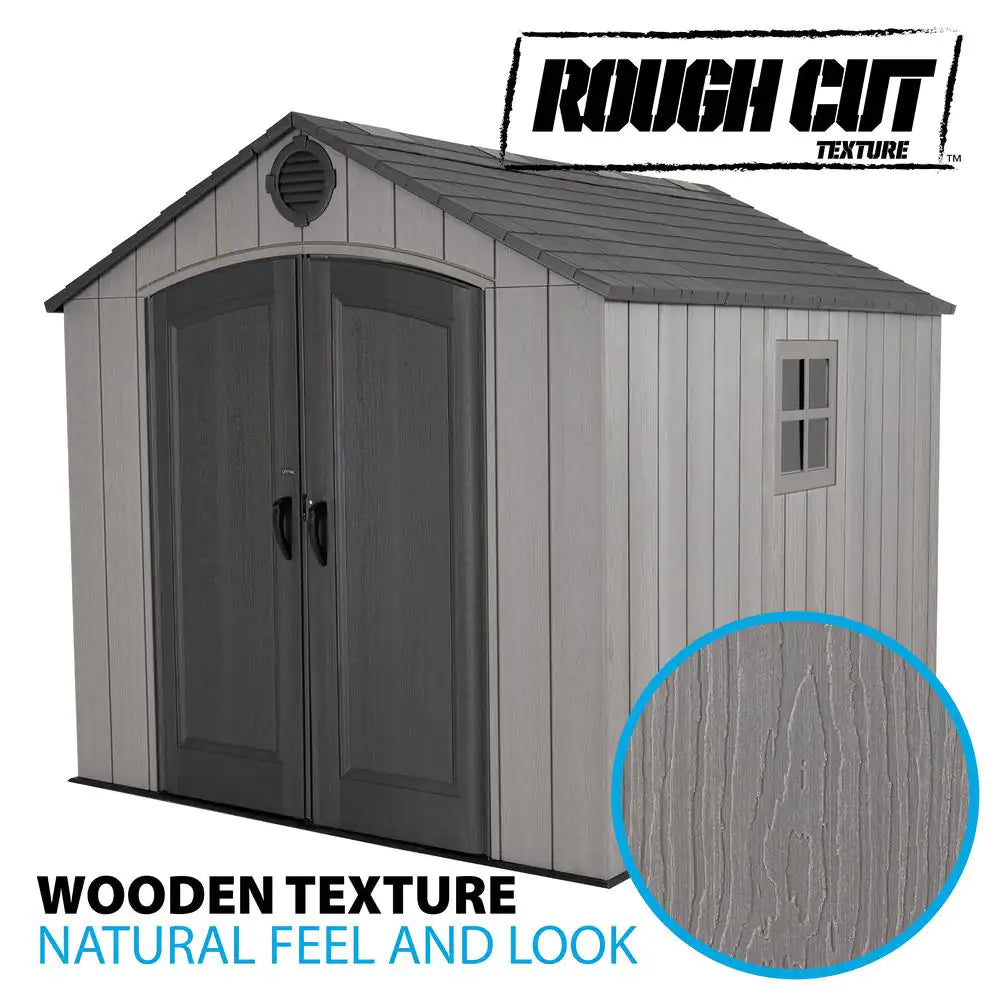 Lifetime 8 ft x 10 ft Outdoor Storage Shed 60371 - image 5
