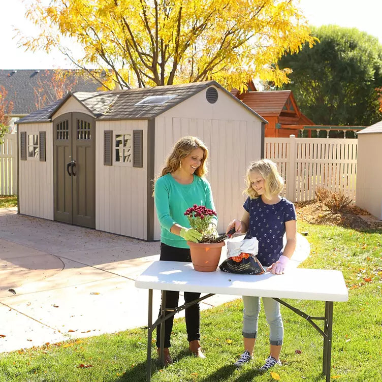 Lifetime 15 FT. X 8 FT. outdoor storage shed - image 5