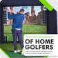 GolfBays SIMBOX Golf Simulator Enclosure – Premium Golf at Home Practice, Easy Setup, Various Sizes, Fabric with Durable Frame & Impact Screen - image 2