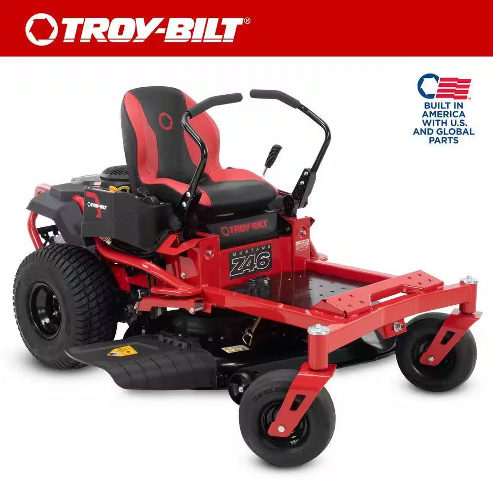 Mustang 54 In. 24 HP V-Twin Kohler 7000 Series Engine Dual Hydrostatic Drive Gas Zero Turn Riding Lawn Mower - image 14