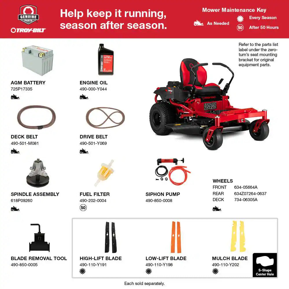 Mustang 42 In. 22 HP V-Twin Kohler 7000 Series Engine Dual Hydrostatic Drive Gas Zero Turn Riding Lawn Mower - image 7