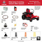 Mustang 42 In. 22 HP V-Twin Kohler 7000 Series Engine Dual Hydrostatic Drive Gas Zero Turn Riding Lawn Mower - image 7