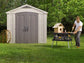 Keter Factor 8x8 Foot Large Resin Outdoor Shed - image 3