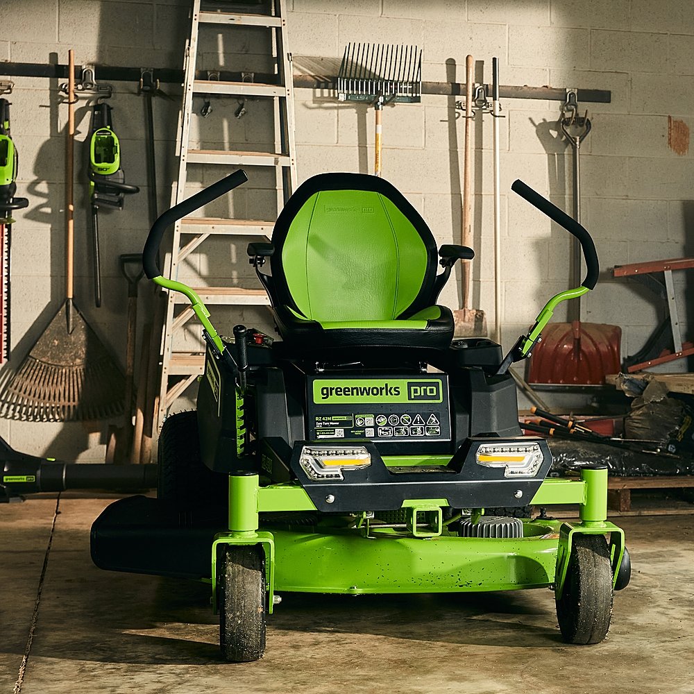 80V 42" Cordless Battery CrossoverZ Zero Turn Lawn Mower w/ Twelve (12) 4.0Ah Batteries and Three (3) Dual Port Turbo Chargers - image 7