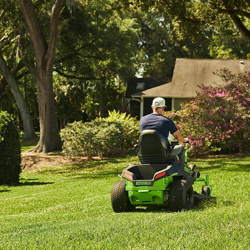 80V 42" Cordless Battery CrossoverZ Zero Turn Lawn Mower w/ Twelve (12) 4.0Ah Batteries and Three (3) Dual Port Turbo Chargers - image 8