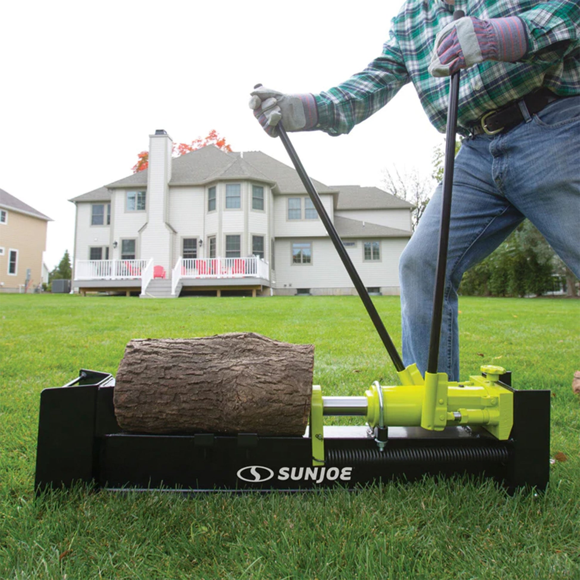 Sun Joe Hydraulic Steel Beam Log Splitter, 10 Ton Capacity Firewood Tool, LJ10M — image 12