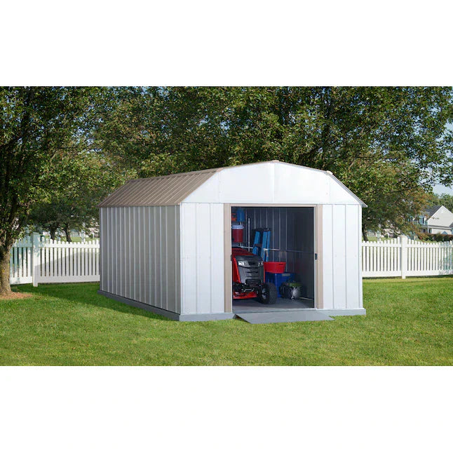 Arrow 10 ft x 14 ft Lexington Galvanized Steel Storage Shed - image 5