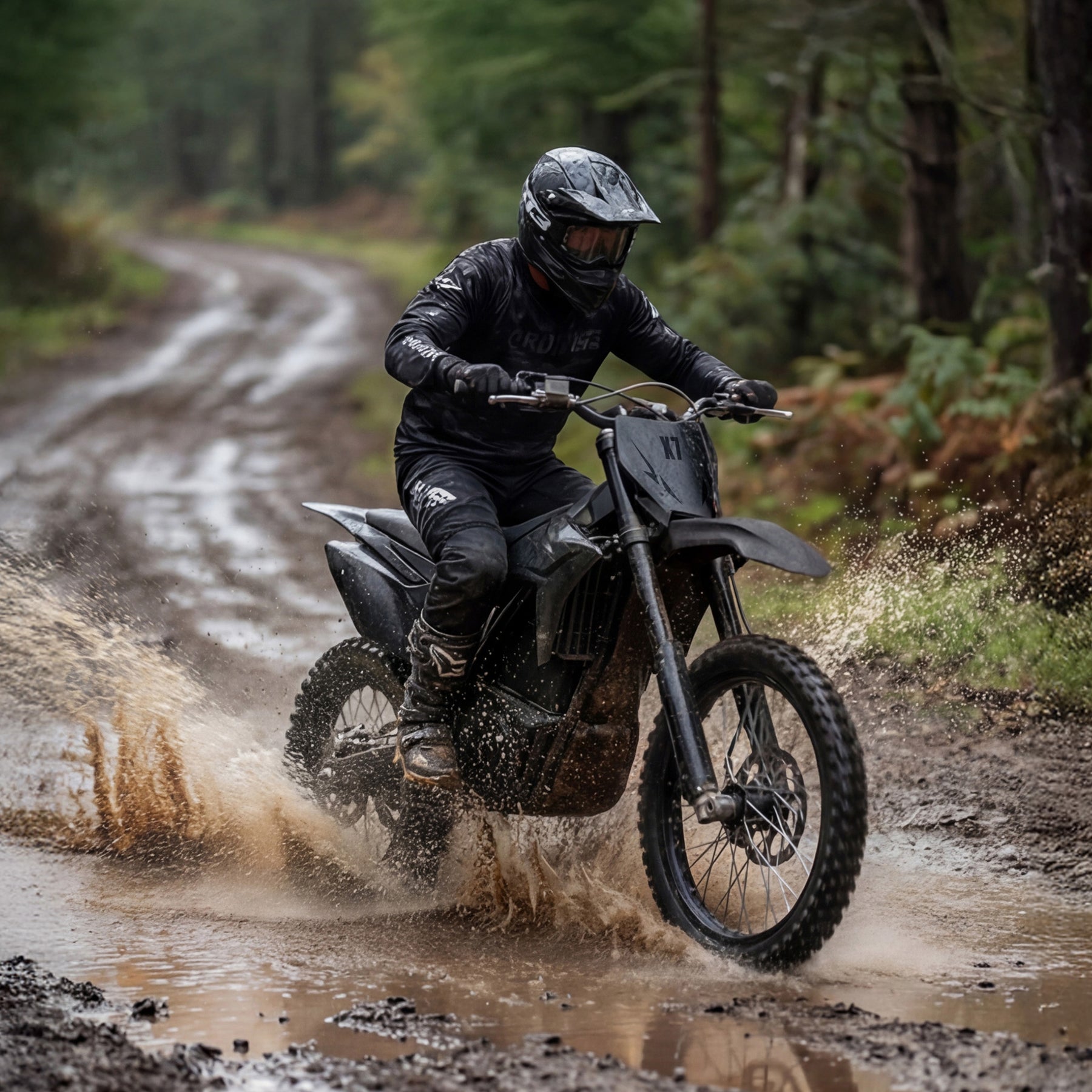 X7 Spark Electric Dirt Bike – 12000W Motor, 70 MPH - image 6