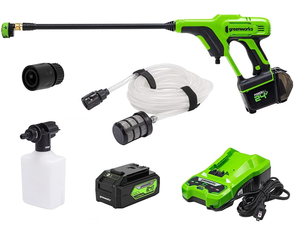 3000 PSI Pressure Washer w/ 24V 600-PSI Cordless Power Cleaner Combo Kit - image 5