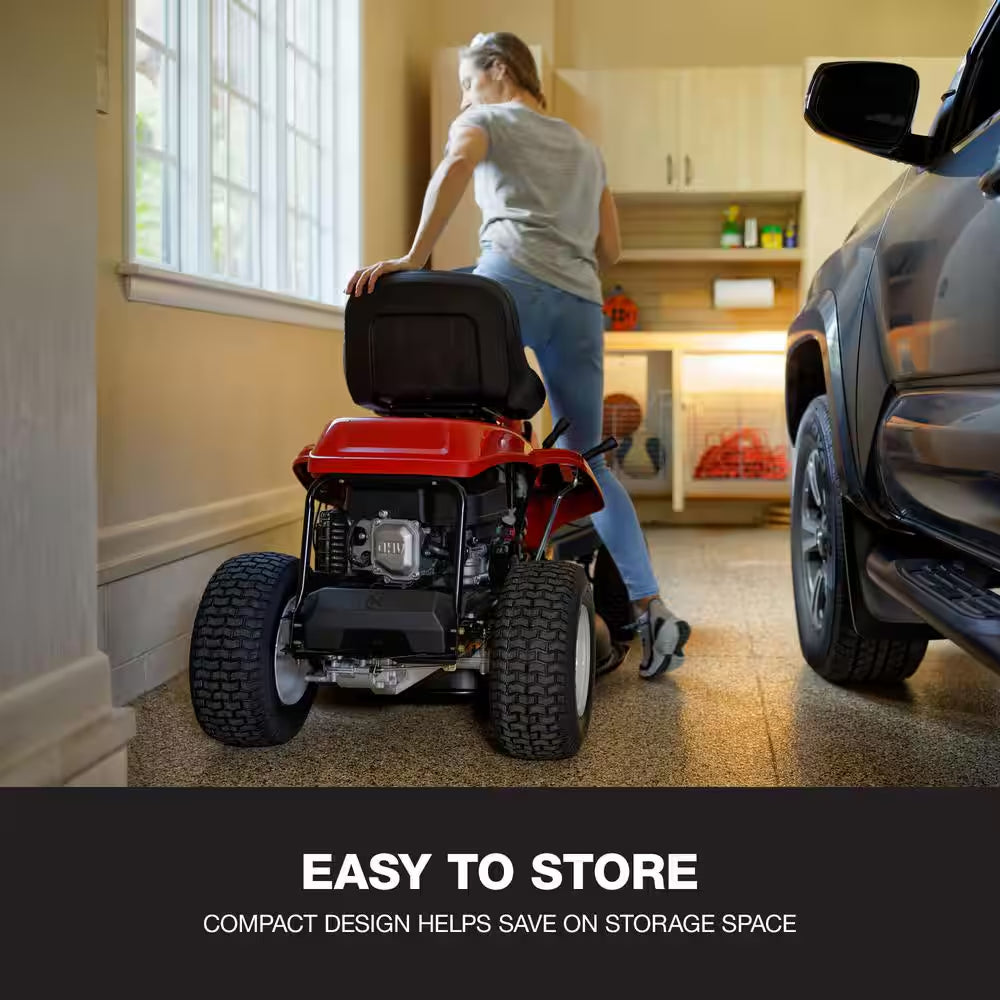 30 In. 10.5 HP Briggs and Stratton Engine 6-Speed Manual Drive Gas Rear Engine Riding Mower with Mulch Kit Included - image 14