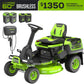 60V 30” CrossoverT Riding Lawn Tractor with (2) 8.0 Ah, (2) 4.0 Ah Batteries & 600-Watt Charger - image 2