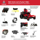 Mustang 42 In. 22 HP V-Twin Kohler 7000 Series Engine Dual Hydrostatic Drive Gas Zero Turn Riding Lawn Mower - image 3