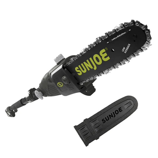 Sun Joe 10" Corded Electric Pole Chainsaw w/ 14' Foot Reach & Multi Angle Head
