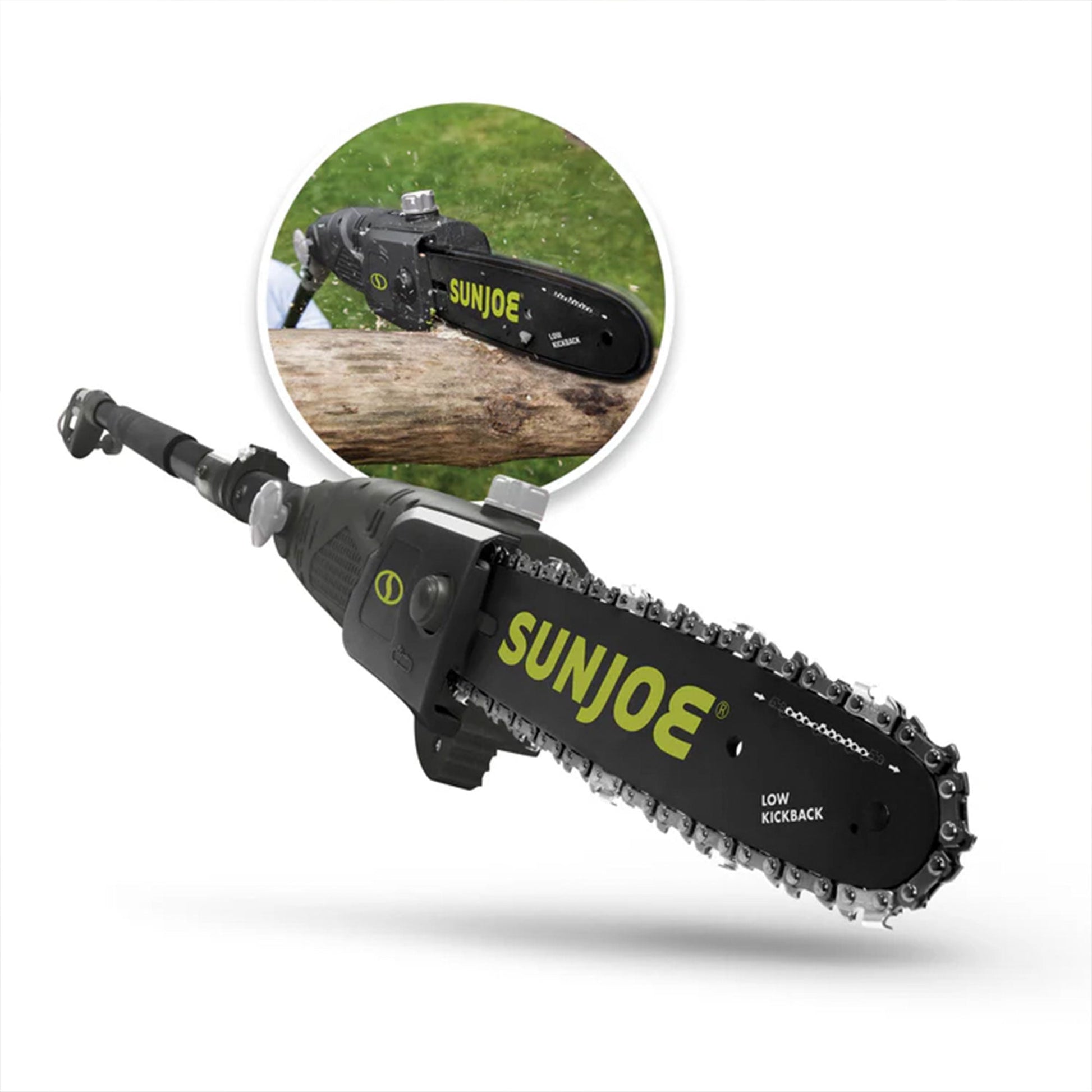 Sun Joe 10" Corded Electric  Pole Chainsaw w/ 14' Foot Reach & Multi Angle Head — image 6