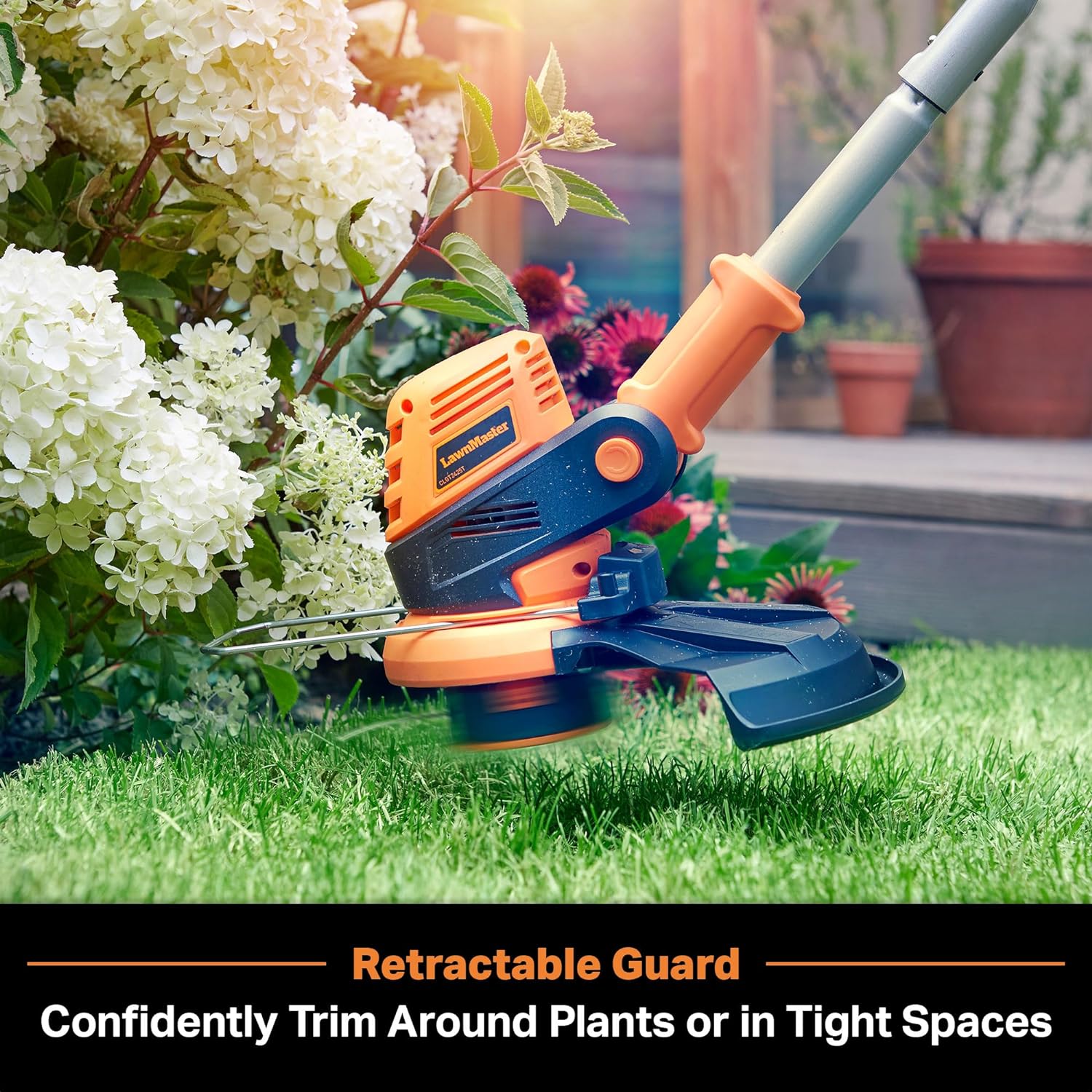 LawnMaster OcuMow™ Robot Lawn Mower Perimeter Wire Free Robotic for Small Yards up to 1000 Square feet Optical Navigation Automatic Obstacle Avoidance Low Noise Spot Cut and No Go Function - image 14