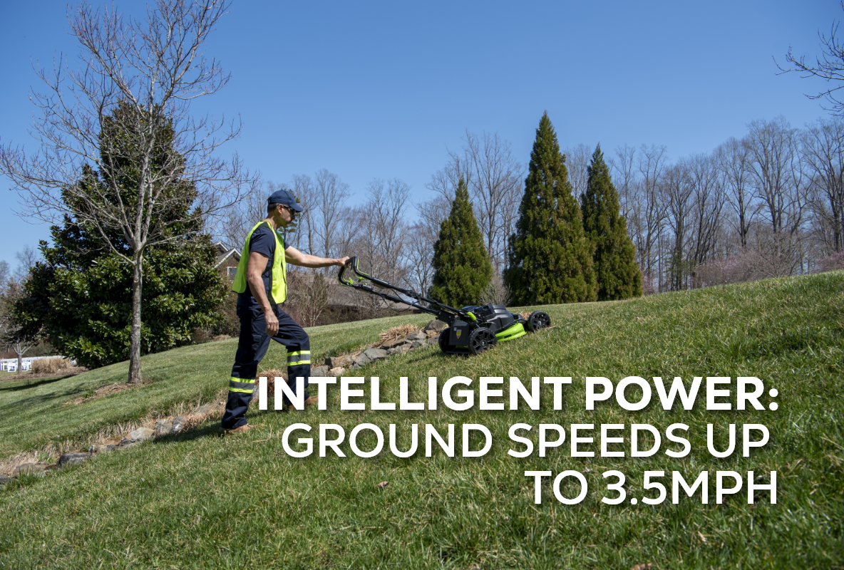 82V 25" Self Propelled Mower w/ (2) 4Ah Battery & Dual Port Charger - image 6