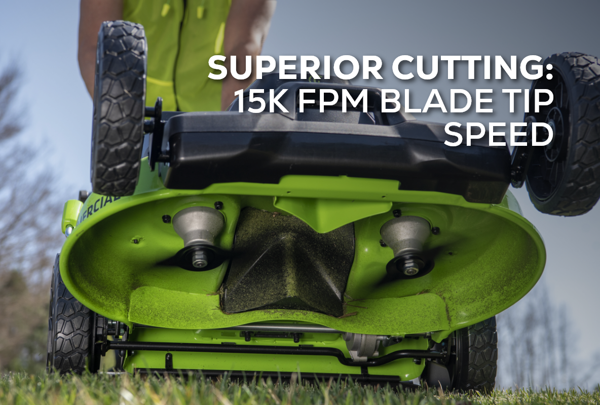 82V 25" Self Propelled Mower w/ (2) 4Ah Battery & Dual Port Charger - image 4