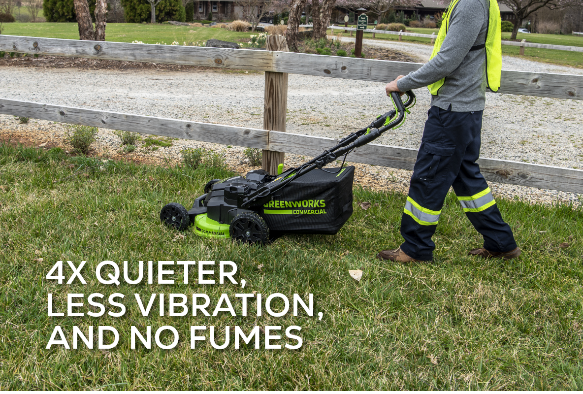 82V 25" Self Propelled Mower w/ (2) 4Ah Battery & Dual Port Charger - image 7