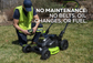 82V 25" Self Propelled Mower w/ (2) 4Ah Battery & Dual Port Charger - image 5