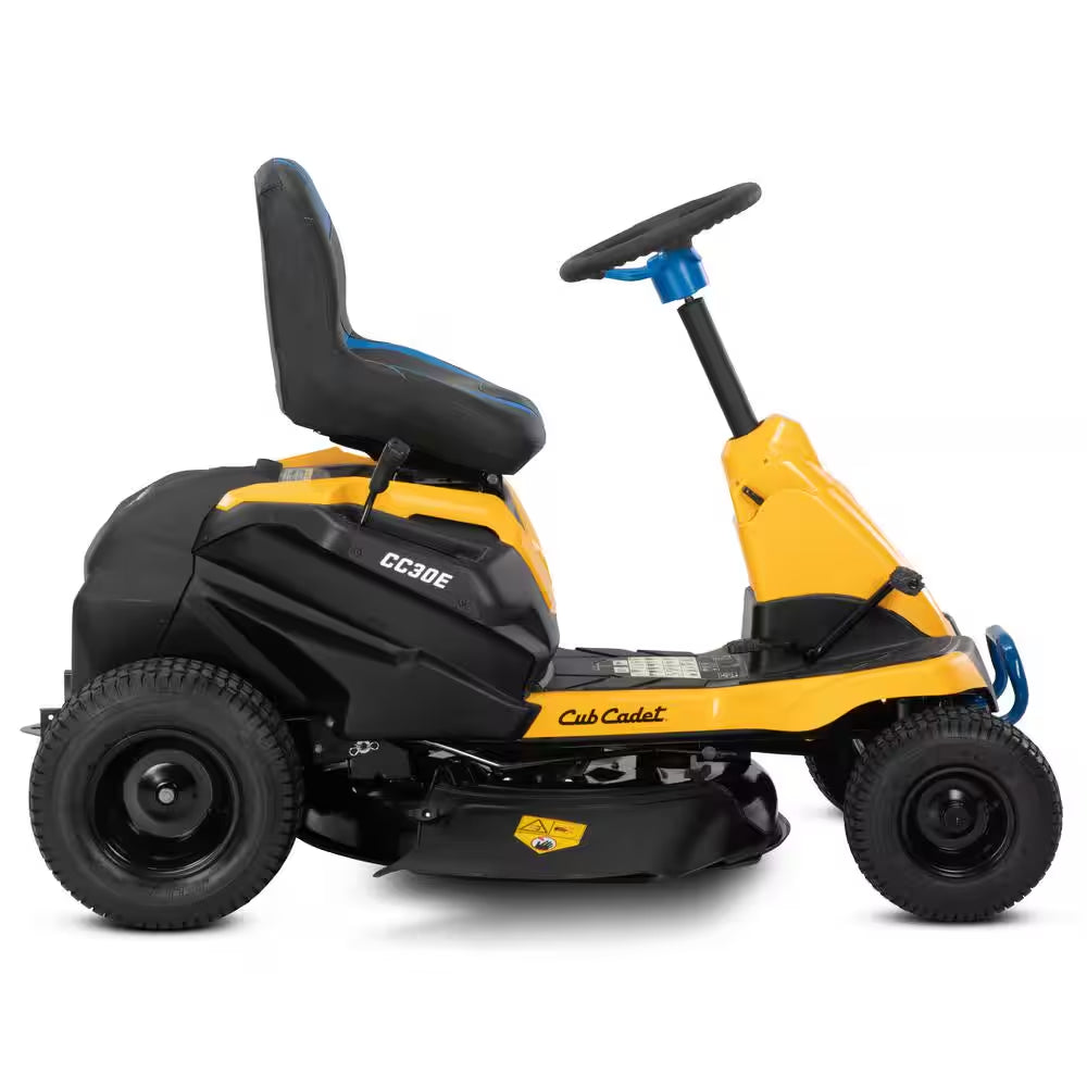 30 In. 56-Volt MAX 30 Ah Battery Lithium-Ion Electric Drive Cordless Riding Lawn Tractor with Mulch Kit Included - image 6