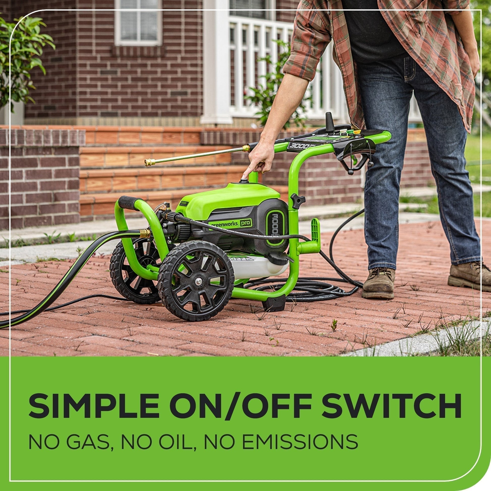 3000 PSI Pressure Washer w/ 24V 600-PSI Cordless Power Cleaner Combo Kit - image 4