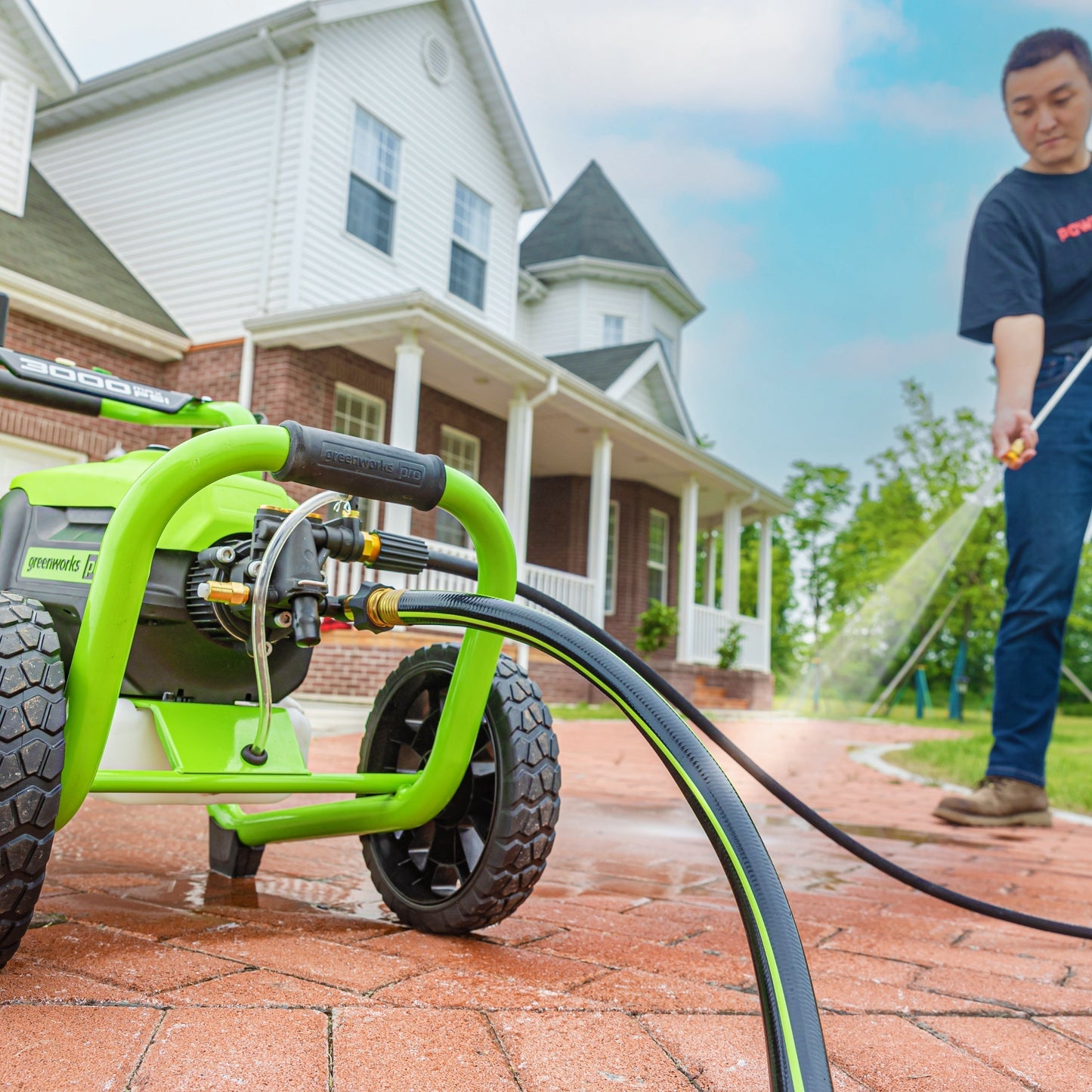 3000 PSI Pressure Washer w/ 15" Surface Cleaner & Extension Combo Kit - image 8