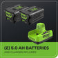 60V 22" Brushless Cordless Self-Propelled Lawn Mower w/ (2) 5.0Ah Battery & Dual Port Charger - image 10