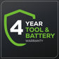 80V 21" Cordless Battery Self-Propelled Mower & Blower w/ 4.0Ah Battery & Rapid Charger - image 12