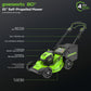 80V 21" Cordless Battery Self-Propelled Mower & Blower w/ 4.0Ah Battery & Rapid Charger - image 3