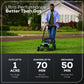 60V 22" Brushless Cordless Self-Propelled Lawn Mower w/ (2) 5.0Ah Battery & Dual Port Charger - image 3