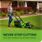 60V 22" Brushless Cordless Self-Propelled Lawn Mower w/ (2) 5.0Ah Battery & Dual Port Charger - image 5