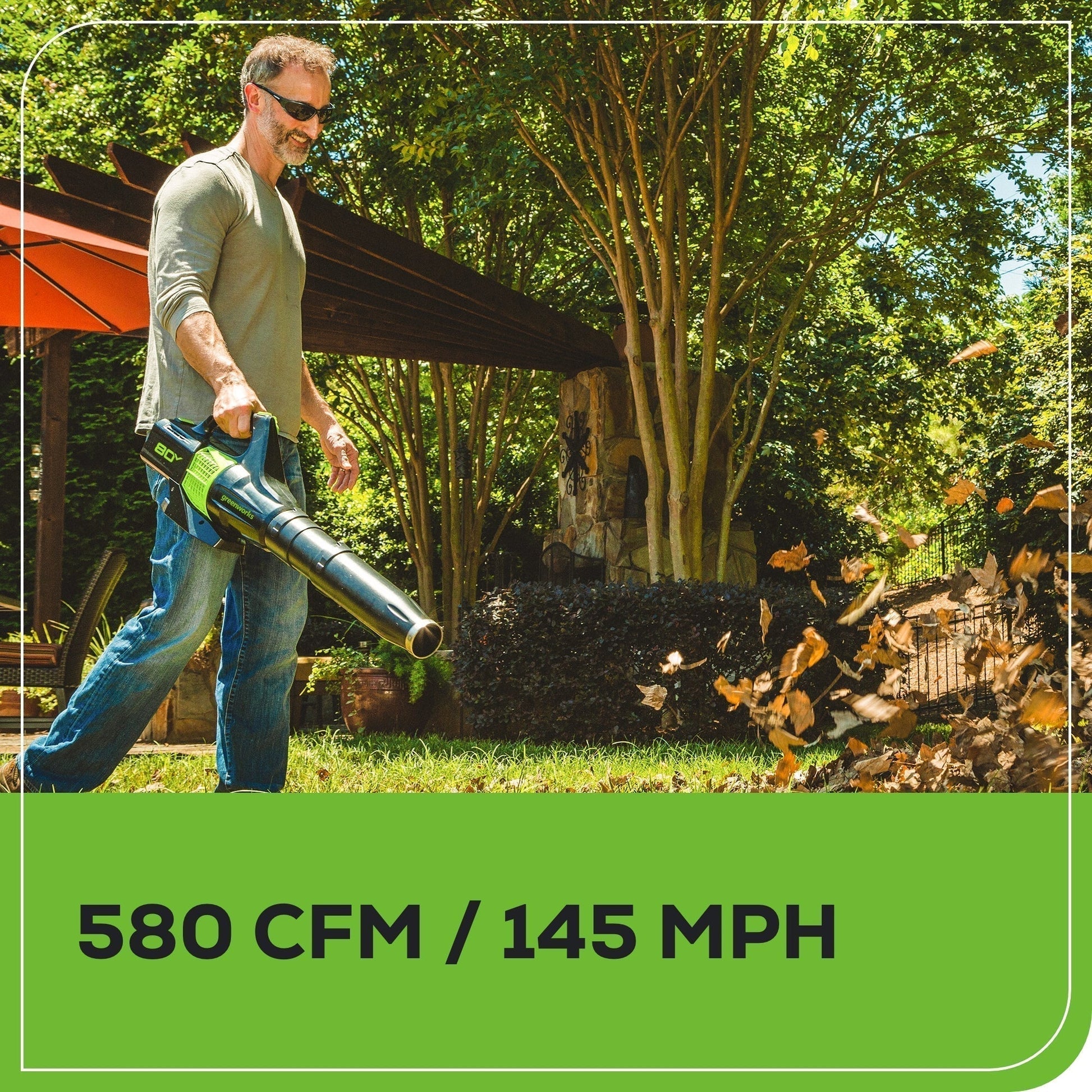 80V 21" Cordless Battery Self-Propelled Mower & Blower w/ 4.0Ah Battery & Rapid Charger - image 9