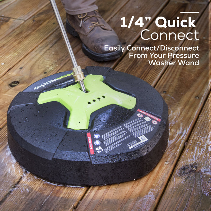 3000 PSI Pressure Washer w/ 15" Surface Cleaner & Extension Combo Kit - image 4